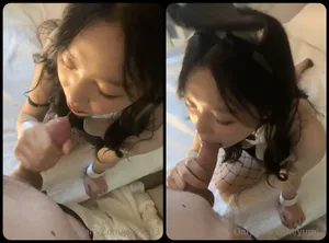 Thỏ con dâm dục thích bú cò to