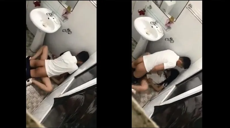Bồ say xỉn và any trong phòng tắm nhà hàng